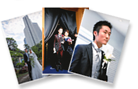 タキシード着こなし写真